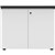 RAPID INFINITY DELUXE 2 SWING DOOR CUPBOARD 900 X 600 X 730MM NATURAL WHITE BLACK RIGID EDGING