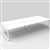 RAPID INFINITY 4 PERSON LOOP LEG DOUBLE SIDED WORKSTATION 1200 X 700MM WHITE