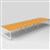 RAPID INFINITY 6 PERSON LOOP LEG DOUBLE SIDED WORKSTATION 1800 X 700MM BEECH