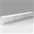 RAPID INFINITY 3 PERSON LOOP LEG SINGLE SIDED WORKSTATION 1500 X 700MM WHITE