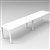 RAPID INFINITY 2 PERSON PROFILE LEG DOUBLE SIDED WORKSTATION 1500 X 700MM WHITE