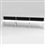 RAPID INFINITY 3 PERSON PROFILE LEG SINGLE SIDED WORKSTATION WITH SCREEN 1200 X 700MM WHITE