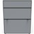 RAPIDLINE SHUSH30 SCREEN 1200 X 1500MM GREY