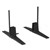 RAPIDLINE SHUSH30 FREE STANDING FEET BLACK SET 2