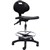 RAPIDLINE LABORATORY DRAFTING CHAIR BLACK