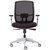 RAPIDLINE LUMINOUS EXECUTIVE CHAIR HIGH MESH BACK ARMS BLACKWHITE