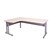 RAPID SPAN C LEG CORNER WORKSTATION METAL MODESTY PANEL 1800 X 1200 X 700MM BEECHSILVER
