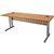 RAPID SPAN C LEG DESK METAL MODESTY PANEL 1800 X 700MM BEECHSILVER