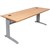 RAPID SPAN DESK METAL MODESTY PANEL 1200 X 700 X 730MM BEECHWHITE