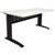 RAPID SPAN DESK METAL MODESTY PANEL 1500 X 700 X 730MM WHITEBLACK