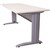 RAPID SPAN DESK METAL MODESTY PANEL 1800 X 700 X 730MM WHITESILVER