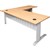 RAPID SPAN DESK AND RETURN METAL MODESTY PANEL 1800 X 700MM  1100 X 600MM BEECHWHITE
