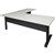 RAPID SPAN DESK AND RETURN METAL MODESTY PANEL 1800 X 700MM  1100 X 600MM WHITEBLACK