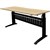 RAPID SPAN ELECTRIC HEIGHT ADJUSTABLE OPEN DESK 1200 X 700MM NATURAL OAKBLACK