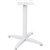 RAPIDLINE 4 STAR TABLE BASE BRUSHED WHITE SATIN