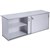 RAPID VIBE CREDENZA SLIDING DOOR LOCKABLE 1800 X 450 X 730MM GREY