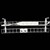 RAPID DUAL TIER CABLE BASKET 650MM  GPO X 4  DATA TILES X 2  LEAD LENGTH 15M