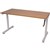 RAPIDLINE TRIUMPH MANUAL HEIGHT ADJUSTABLE WORKSTATION 1500 X 700MM BEECH