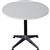 RAPIDLINE TYPHOON ROUND TABLE 900 X 750MM WHITE