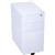 GO STEEL SLIMLINE MOBILE PEDESTAL 3 DRAWER 300 X 472 X 610MM WHITE CHINA
