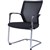 RAPIDLINE WMCC VISITOR CHAIR CANTILEVER MEDIUM MESH BACK ARMS BLACK