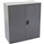 INITIATIVE STATIONERY CUPBOARD 2 SHELVES 1015 X 910 X 450MM GRAPHITE RIPPLE
