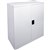 INITIATIVE STATIONERY CUPBOARD 2 SHELVES 1015 X 910 X 450MM SILVER GREY
