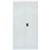 INITIATIVE STATIONERY CUPBOARD 3 SHELVES 1830 X 910 X 450MM SILVER GREY