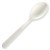 BIOPAK PLA TEA SPOON 100MM WHITE PACK 100