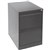 GO STEEL FILING CABINET 2 DRAWERS 460 X 620 X 705MM BLACK RIPPLE