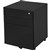 GO STEEL MOBILE PEDESTAL STEEL 3 DRAWER 460 X 472 X 610MM BLACK SATIN