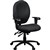 DURO HEAVY DUTY TASK CHAIR MEDIUM BACK ARMS BLACK