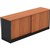 OM SLIDING DOOR CREDENZA 1800 X 450 X 720MM CHERRYCHARCOAL