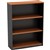 OM OPEN BOOKCASE 900 X 320 X 1200MM CHERRYCHARCOAL