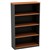 OM OPEN BOOKCASE 900 X 320 X 1500MM CHERRYCHARCOAL