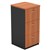 OM FILING CABINET 3 DRAWERS 468 X 510 X 1050MM CHERRYCHARCOAL