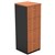 OM FILING CABINET 4 DRAWERS 468 X 510 X 1320MM CHERRYCHARCOAL