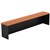 OM DESK RECEPTION HOB TOP 1800 X 300 X 380MM CHERRYCHARCOAL