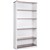 OM PREMIER BOOKCASE 900 X 320 X 1800MM CASNANWHITE