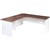 OM PREMIER RADIAL WORKSTATION 2 PIECE LHS 1800 X 1800 X 700 X 720MM CASNANWHITE