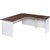 OM PREMIER RADIAL WORKSTATION 2 PIECE RHS 1800 X 1800 X 700 X 720MM CASNANWHITE