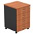 OM MOBILE PEDESTAL 4 DRAWER 468 X 510 X 685MM CHERRYCHARCOAL