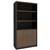 OM PREMIER HALF DOOR CABINET 900 X 450 X 1800MM REGAL WALNUTCHARCOAL
