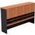 OM PIGEON HOLE HUTCH 1800 X 370 X 1080MM CHERRYCHARCOAL