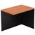 OM RECEPTION COUNTER DESK RETURN 900 X 600 X 750MM CHERRYCHARCOAL