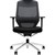 VOGUE TASK CHAIR MEDIUM MESH BACK ARMS ALUMINIUM BASE BLACK