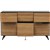 NOVARA CREDENZA 6 DRAWS 1825 X 425 X 800MM ZEBRANO TIMBER VENEER