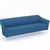 VENICE FABRIC SOFA CHAIR THREE SEATER FABRIC BLUE