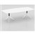 POTENZA BOARDROOM TABLE 2400 X 1200 X 750MM WHITE