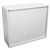 GO STEEL TAMBOUR DOOR CABINET 2 SHELVES 1016 X 1200 X 473MM WHITE CHINA
